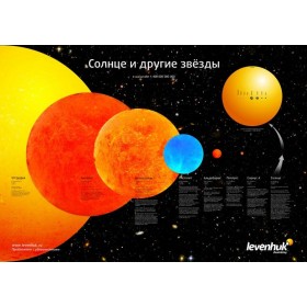 Постер Levenhuk Солнце и другие звезды представитель Levenhuk в России