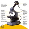 Микроскоп цифровой Levenhuk D320L PLUS, 3,1 Мпикс, монокулярный представитель Levenhuk в России