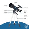 Телескоп Discovery Sky Trip ST70 с книгой представитель Levenhuk в России