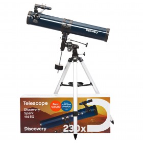 Телескоп Discovery Spark 114 EQ с книгой