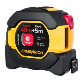 Рулетка с лазерным дальномером Ermenrich Reel SLR540 представитель Levenhuk в России