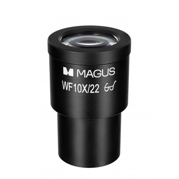 Окуляр MAGUS MES10 10х/22 мм со шкалой (D 30 мм) представитель Levenhuk в России