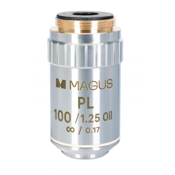 Объектив MAGUS SF100 OIL 100х/1,25 ми Plan Pol ∞/0,17 представитель Levenhuk в России