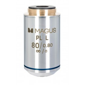 Объектив MAGUS 80PLL 80х/0,80 Plan L WD 1,25 мм представитель Levenhuk в России