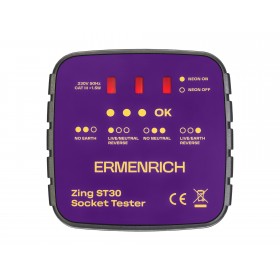 Тестер розеток Ermenrich Zing ST30