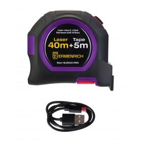 Рулетка с лазерным дальномером Ermenrich Reel SLR545 PRO