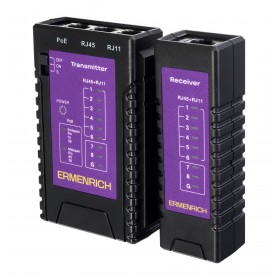 Кабельный тестер Ermenrich NetGeeks NP10 представитель Levenhuk в России