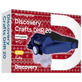 Лупа налобная с аккумулятором Discovery Crafts DHR 20