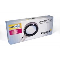 Лупа Levenhuk Zeno 400, 2/4x, 88/21 мм, 2 LED, металл
