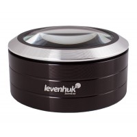 Лупа Levenhuk Zeno 900, 5x, 75 мм, 3 LED, металл
