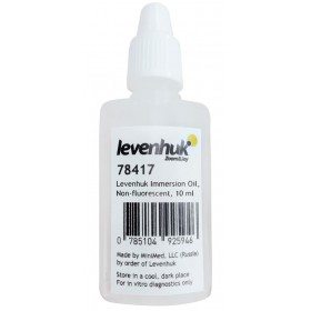 Масло иммерсионное Levenhuk, нефлуоресцирующее, 10 мл представитель Levenhuk в России