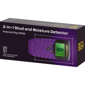 Детектор проводки и датчик влажности («2 в 1») Ermenrich Ping TM100