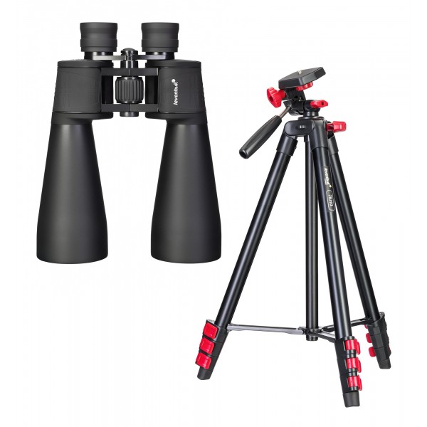 Набор: бинокль Levenhuk Bruno BASE 15x70 со штативом представитель Levenhuk в России